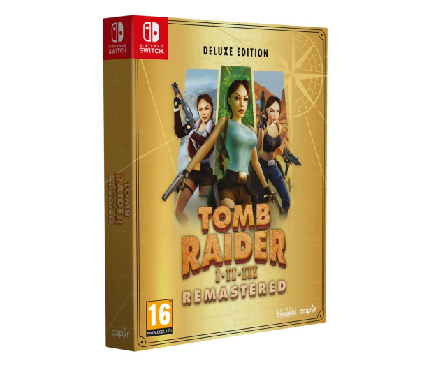 Switch Tomb Raider I-III Remastered Starring Lara Croft: Deluxe Edi - 1256352 - zdjęcie 2